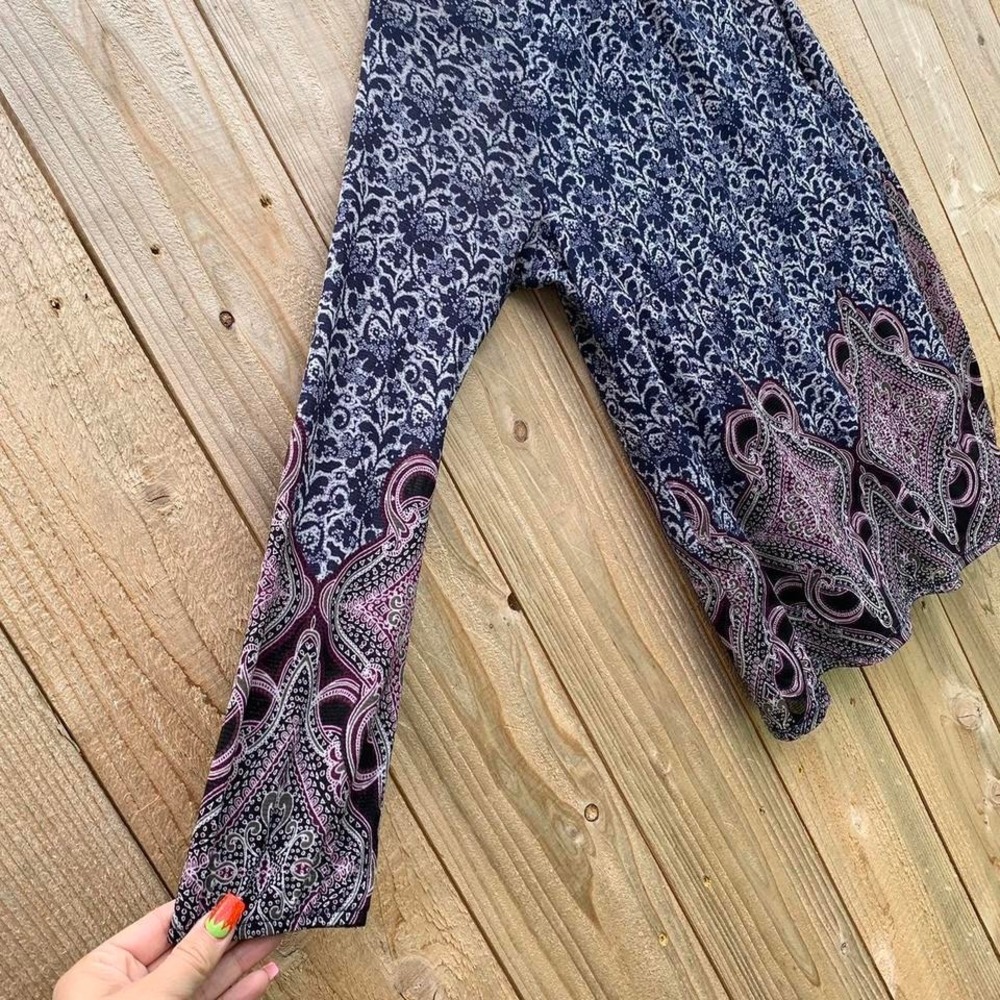Blue & purple long sleeve fairy top size medium - Picture 7 of 7